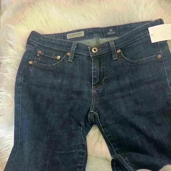 AG Adriano Goldschmied -The Stevie Petite Slim Straight Sz 27R - Picture 5 of 11